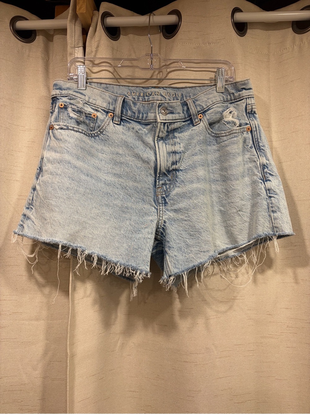 American Eagle Outfitters Ex Boyfriend Shirt Light Wash